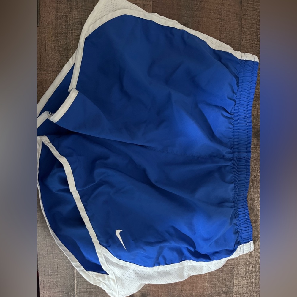 blue nike running shorts